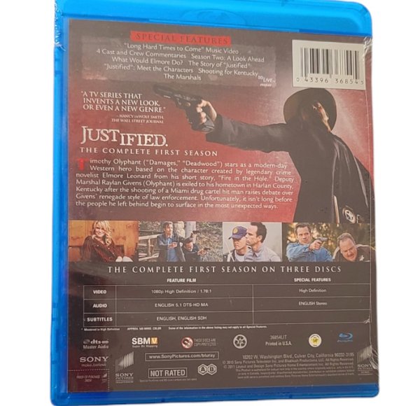 NEW Justified - The Complete First Season - Sealed - Picture 3 of 4